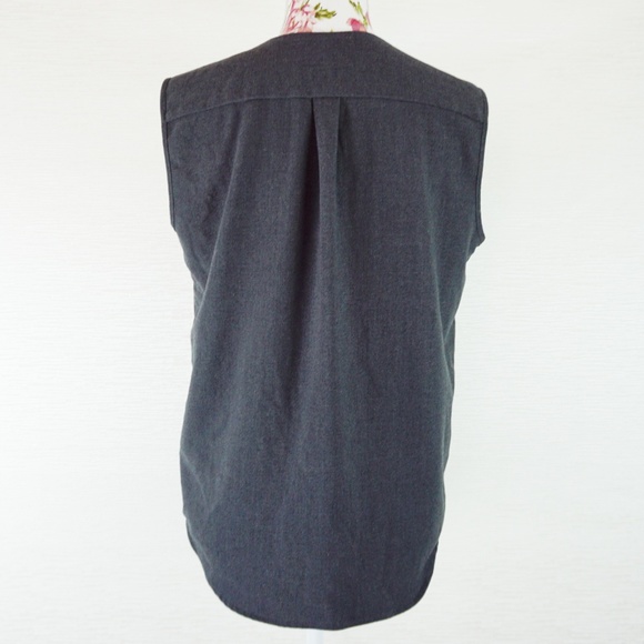 JAMES PERSE | Sleeveless Henley Shell Shirt - Picture 6 of 8